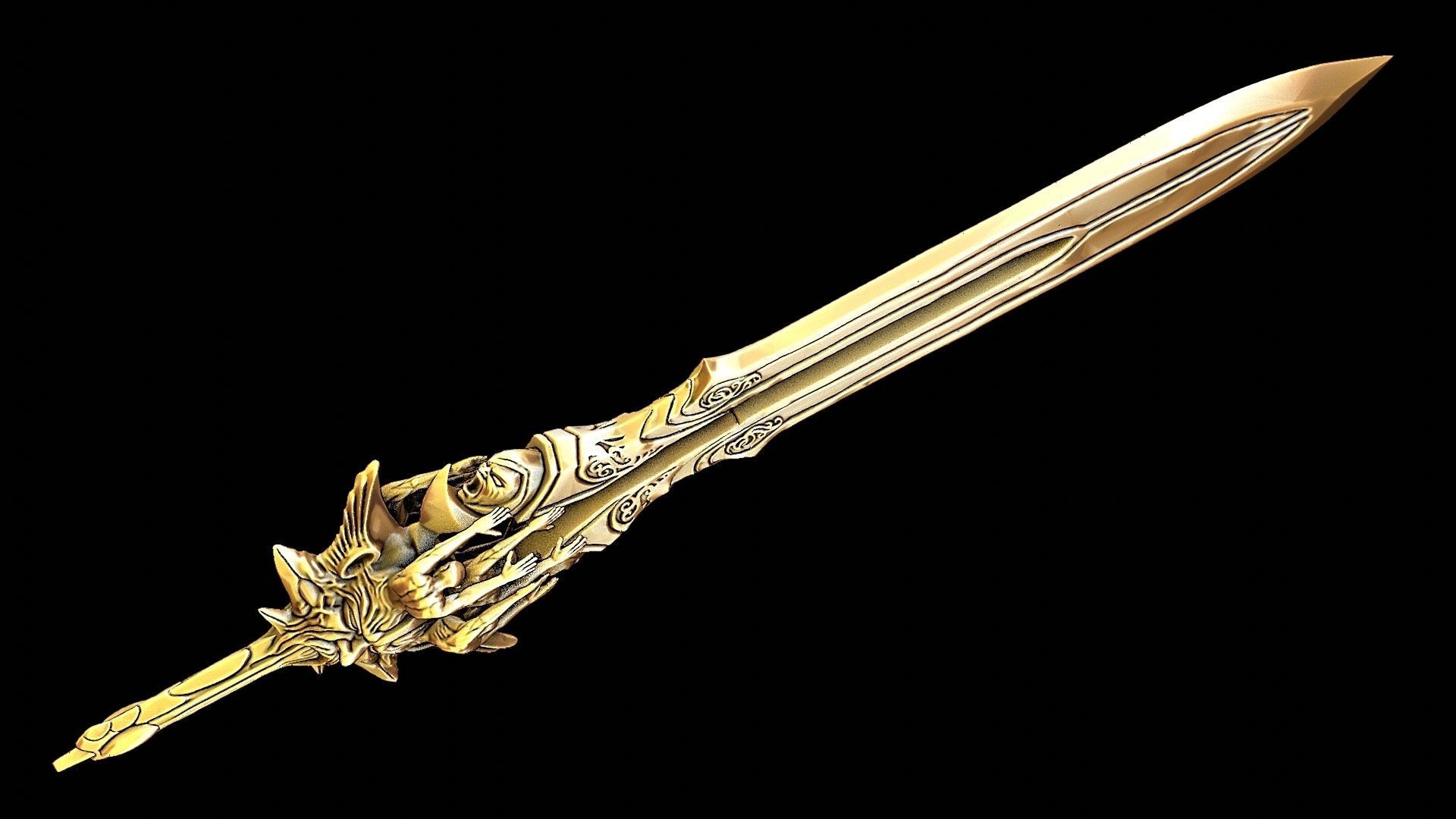 Blade of olympus 3D model_27
