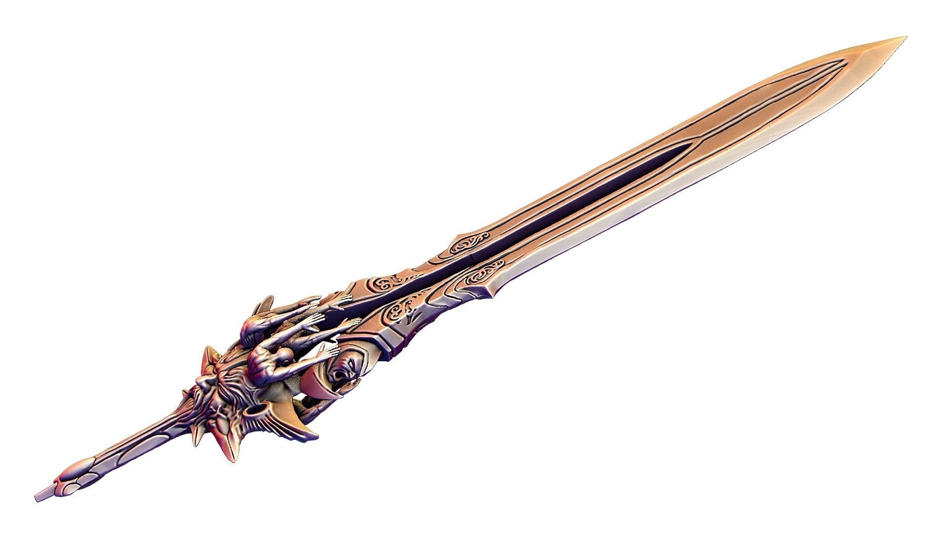 Blade of olympus 3D model_8