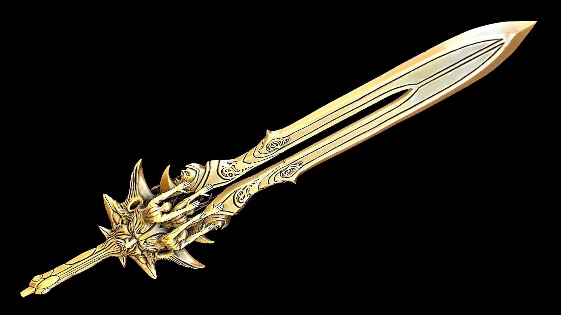 Blade of olympus 3D model_28