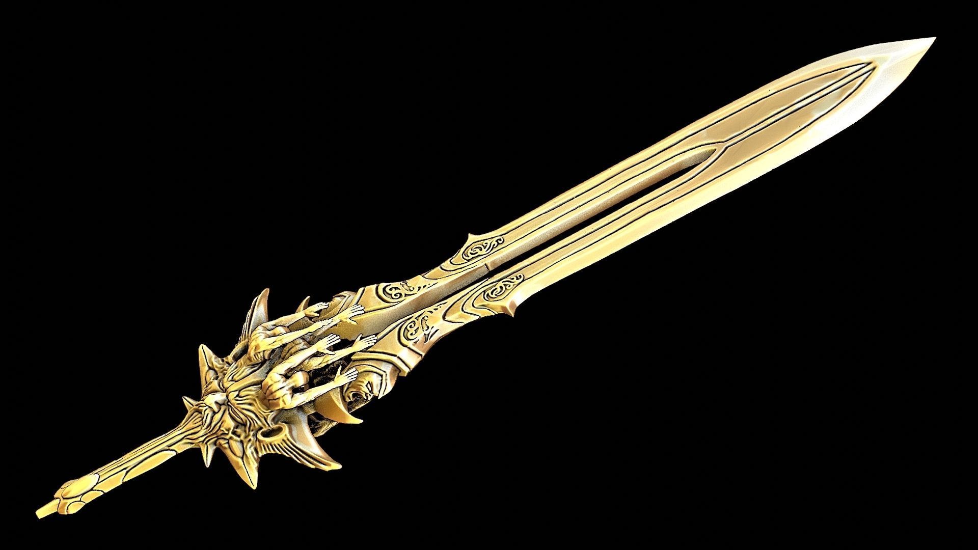 Blade of olympus 3D model_24