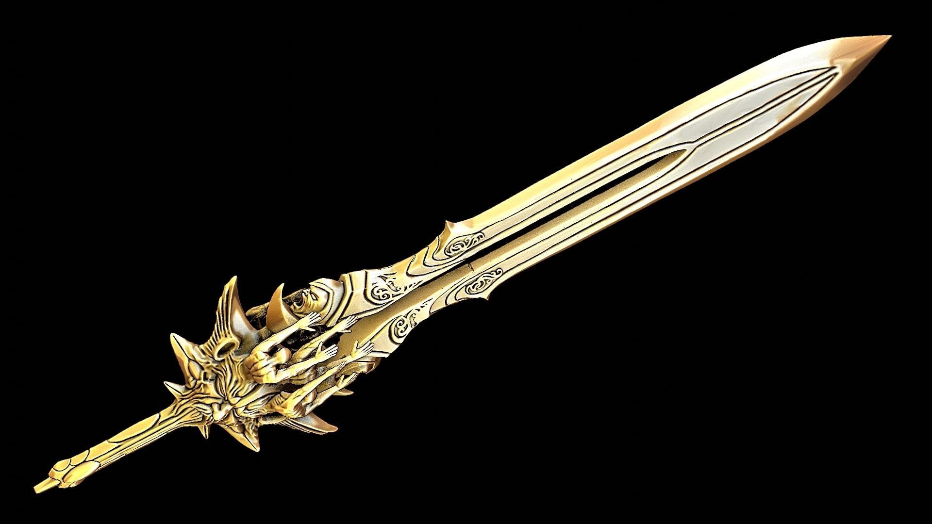 Blade of olympus 3D model_33