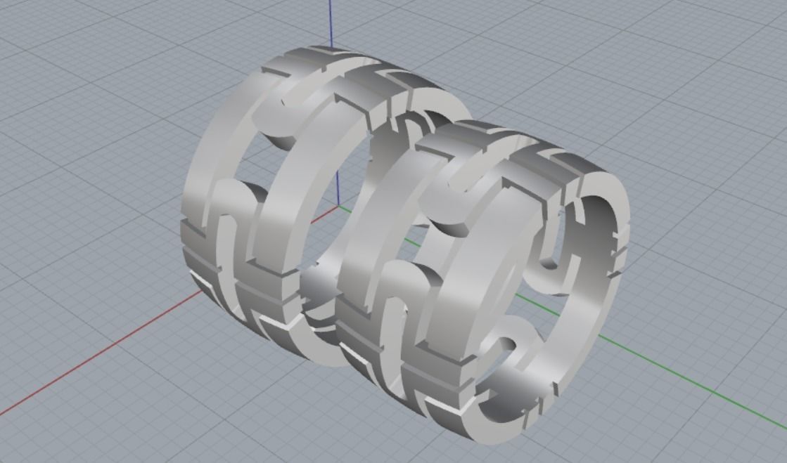 WEDDING RING 3D print model_7