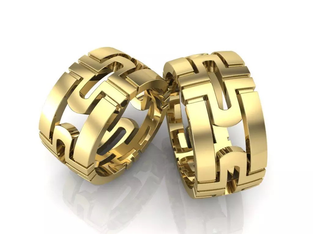 WEDDING RING 3D print model_0