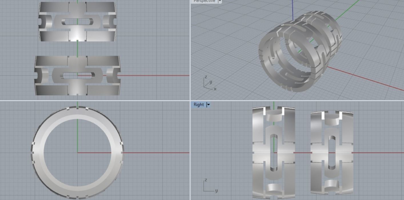 WEDDING RING 3D print model_4