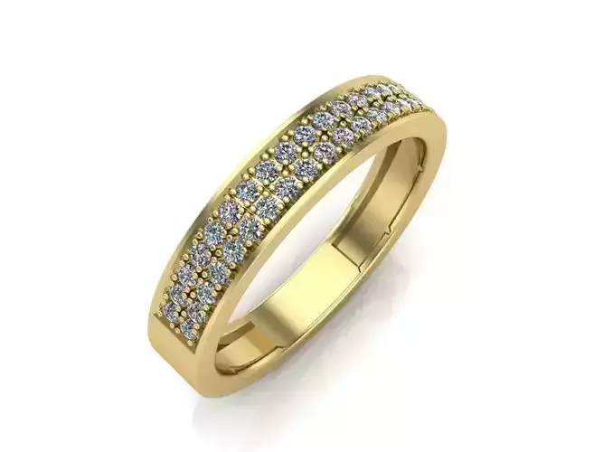 WEDDING RING WITH STONES