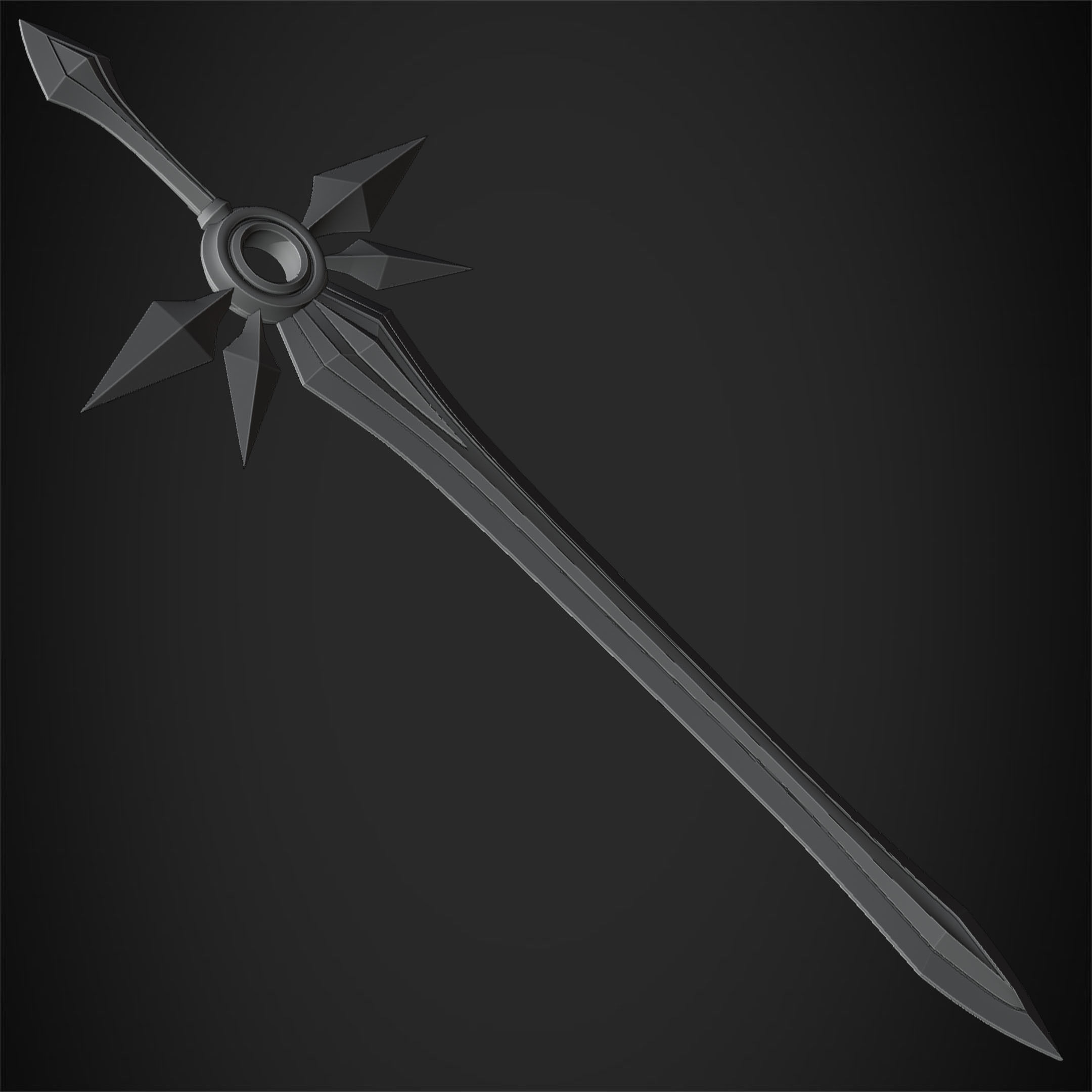League of Legends Leona Zenith Blade for Cosplay 3D print model_19