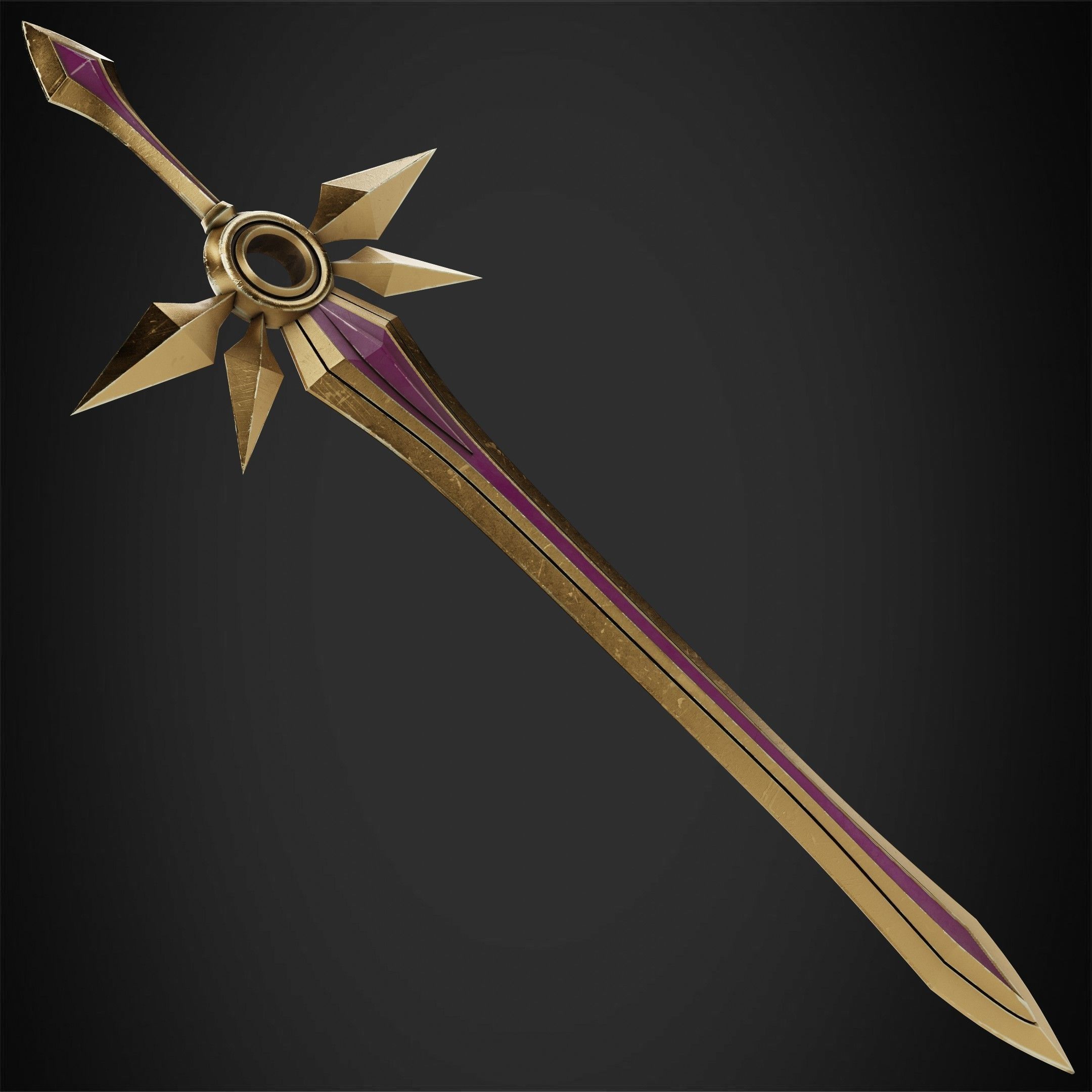 League of Legends Leona Zenith Blade for Cosplay 3D print model_5