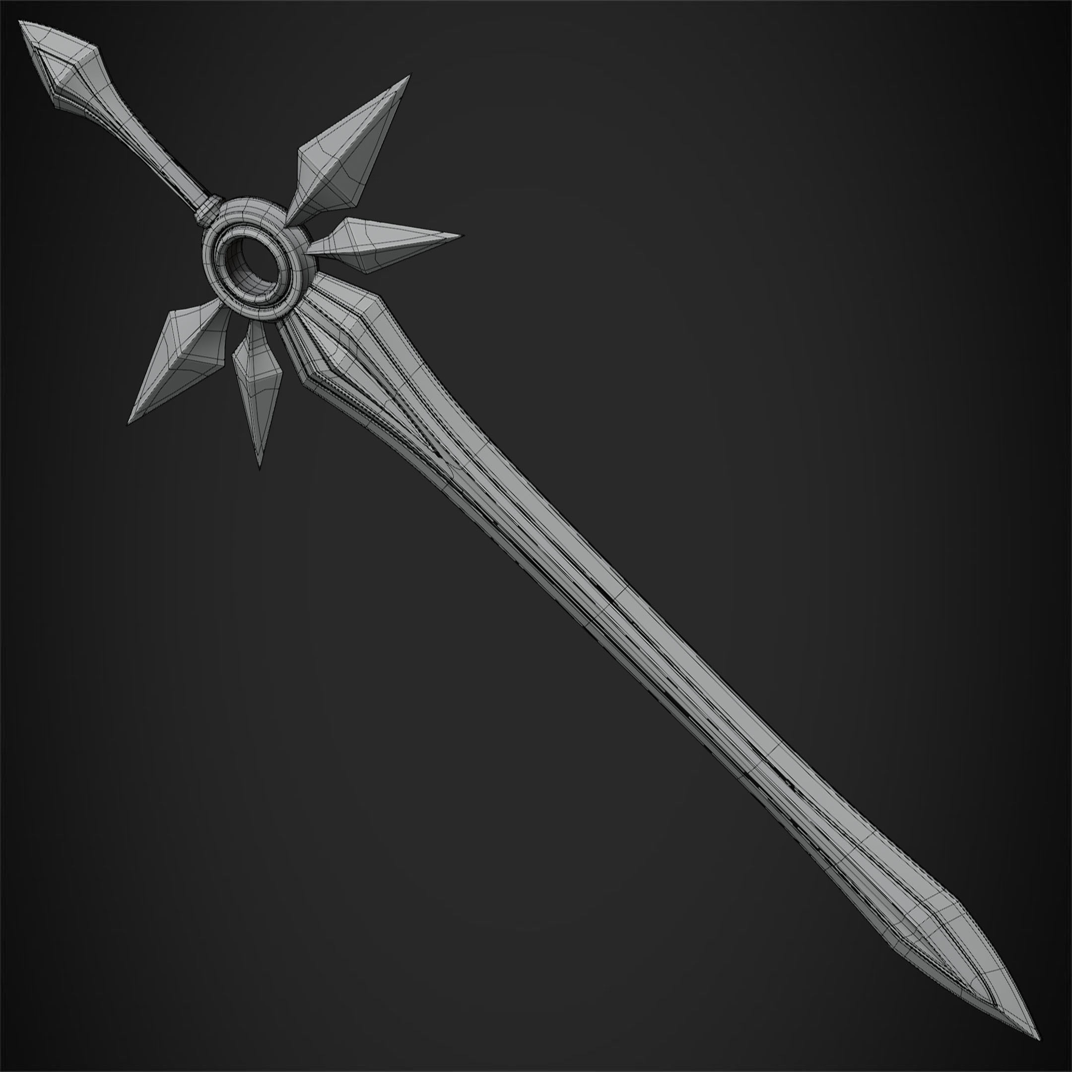 League of Legends Leona Zenith Blade for Cosplay 3D print model_14