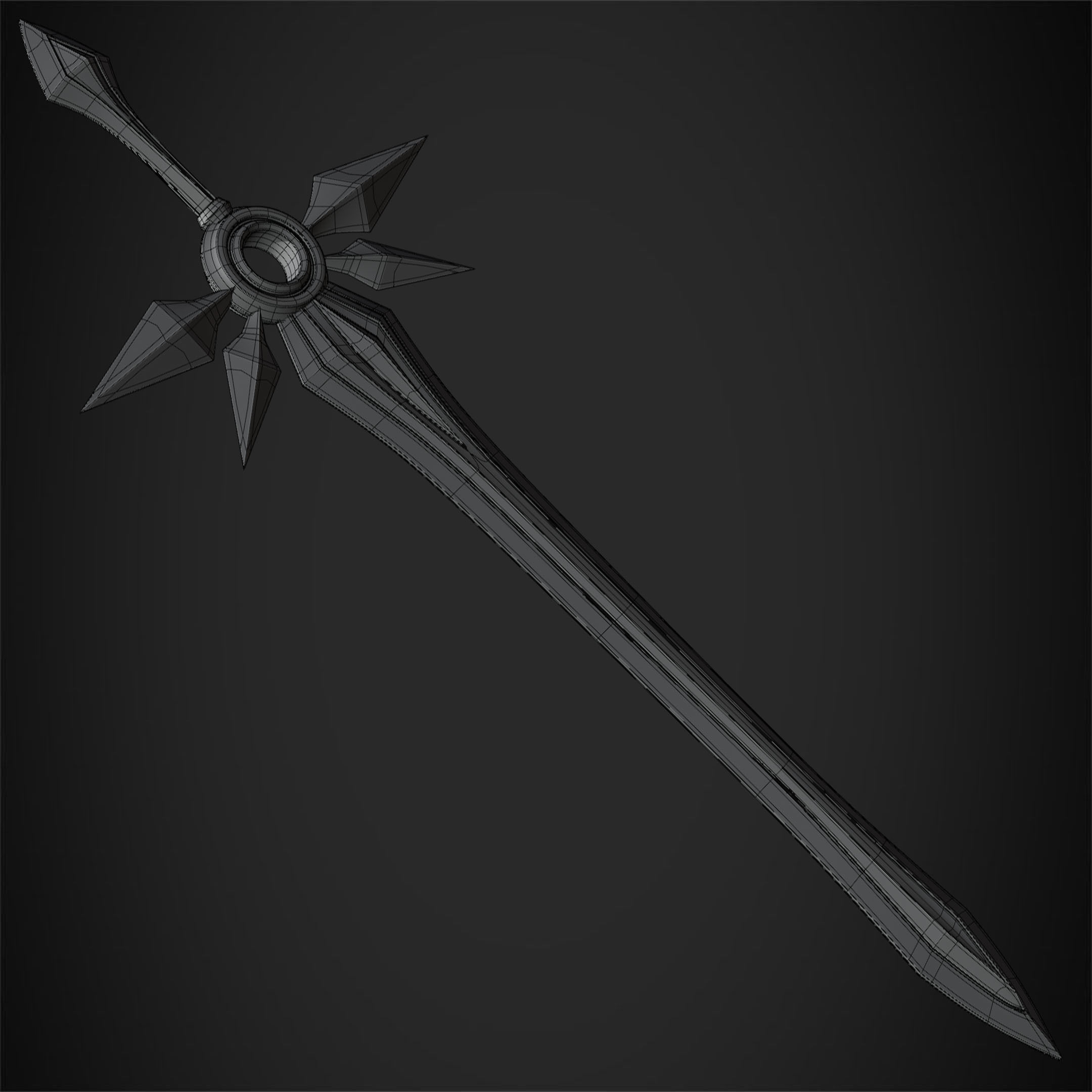 League of Legends Leona Zenith Blade for Cosplay 3D print model_18
