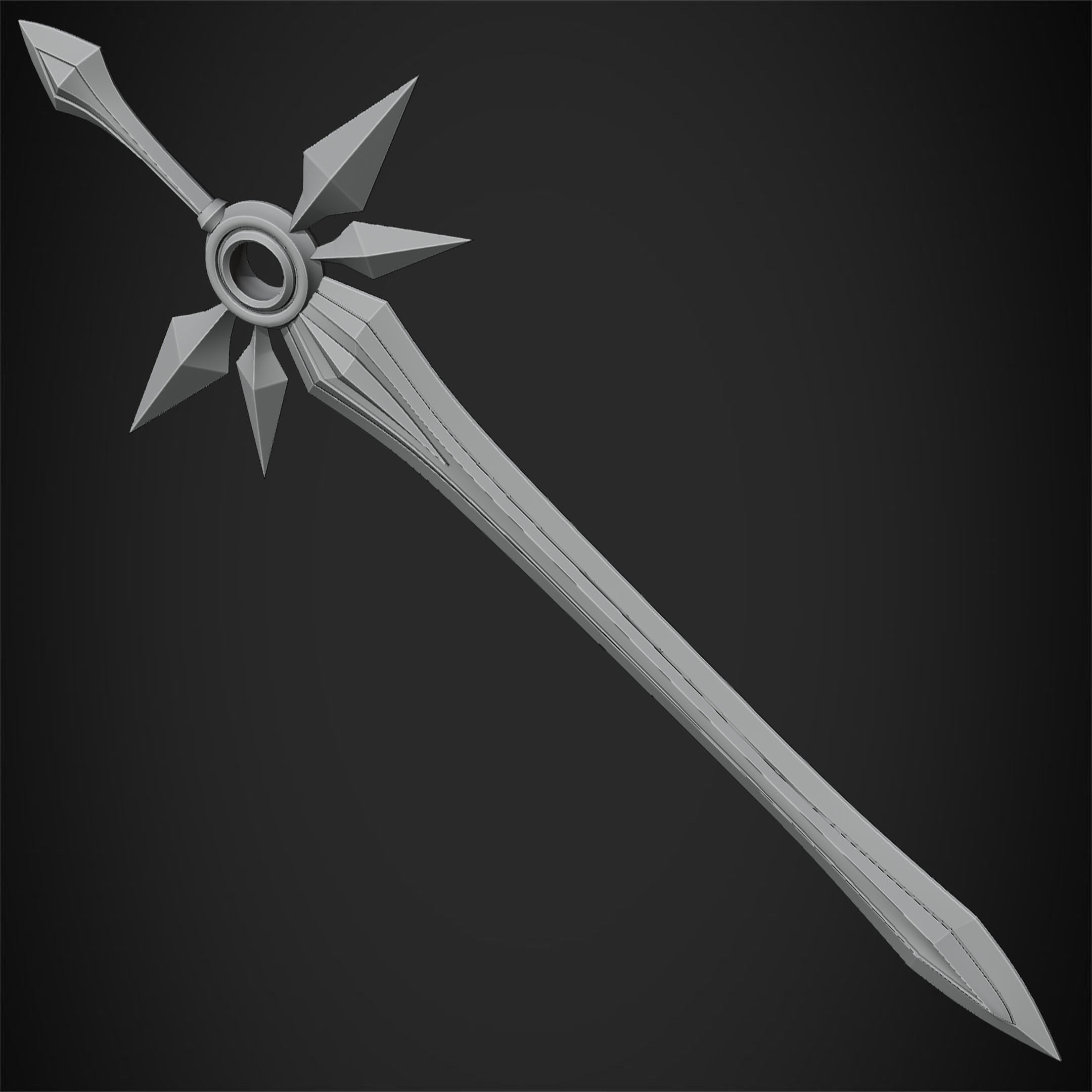 League of Legends Leona Zenith Blade for Cosplay 3D print model_15
