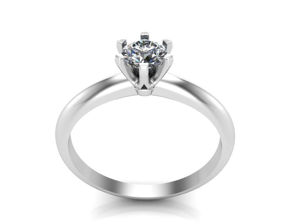 Engagement rings 3D print model_1