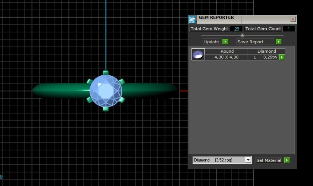 Engagement rings 3D print model_13