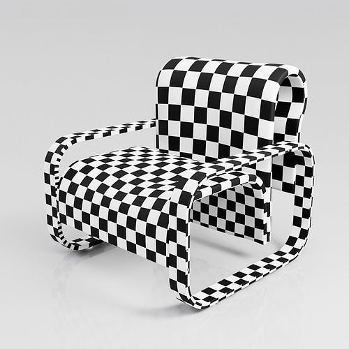 Armchair 2 3D model 7