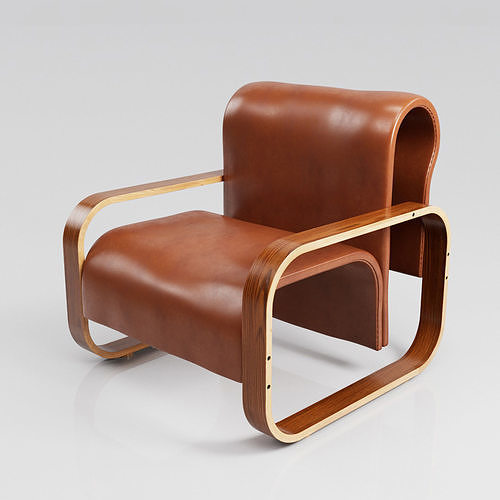 Armchair 2 3D model 2