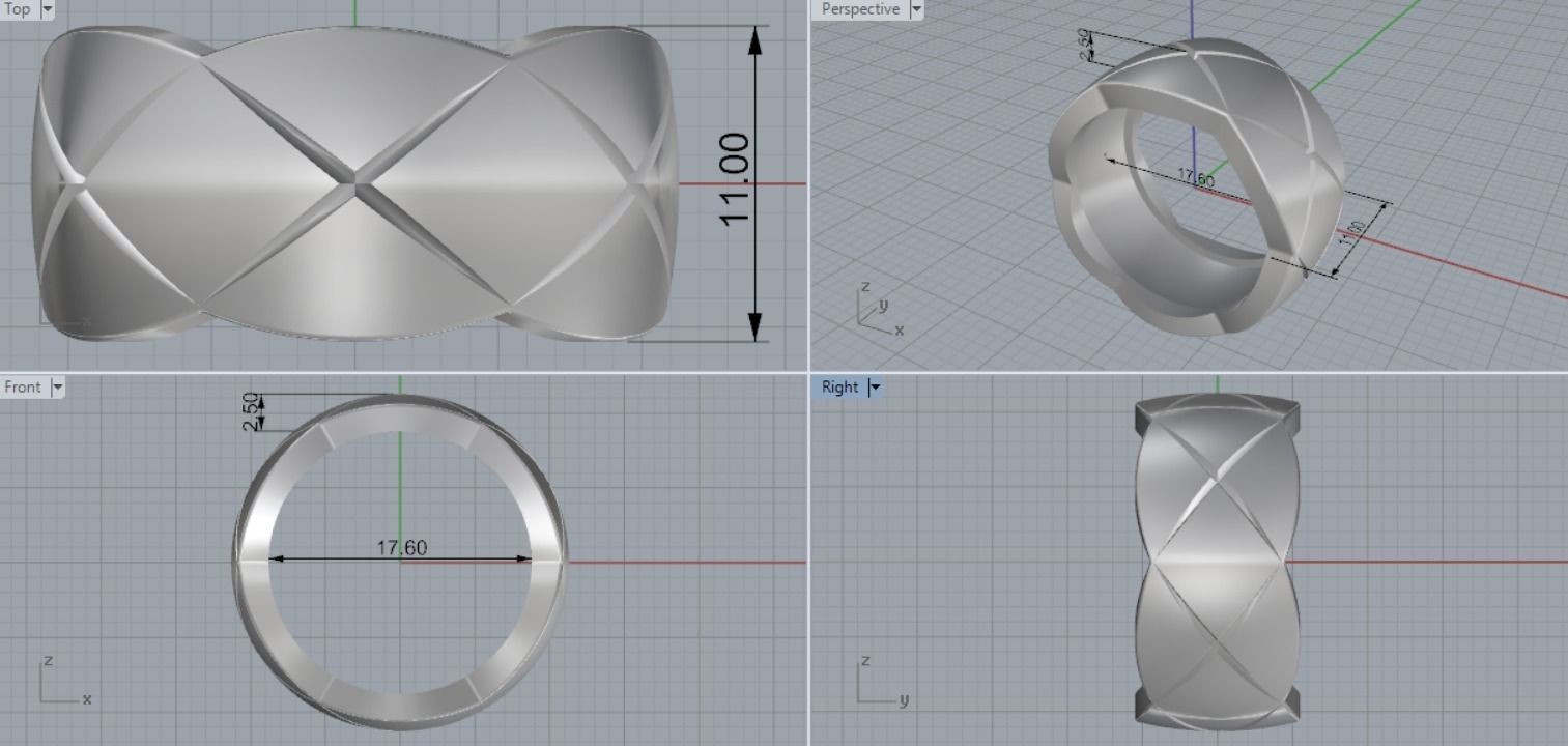 WEDDING RING 3D print model_6