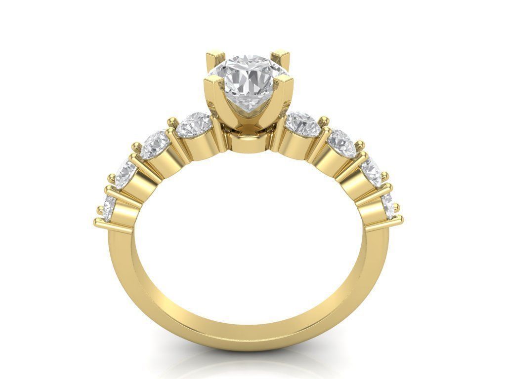 Engagement rings Free 3D print model_2