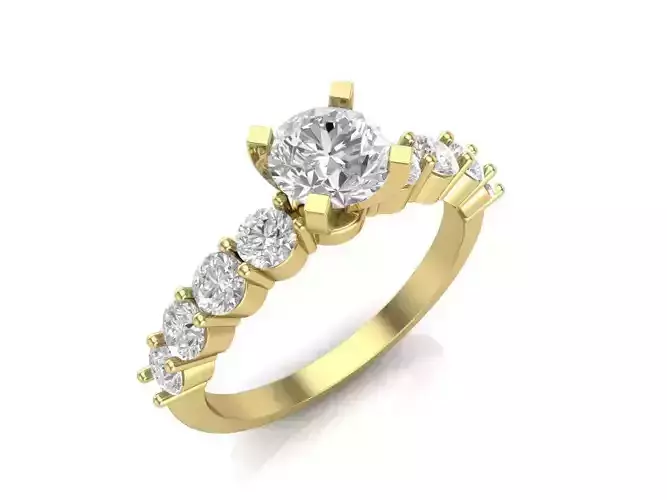 Engagement rings Free 3D print model Engagement rings Free 3D print model