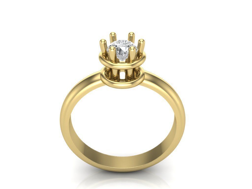 Engagement rings 3D print model_2