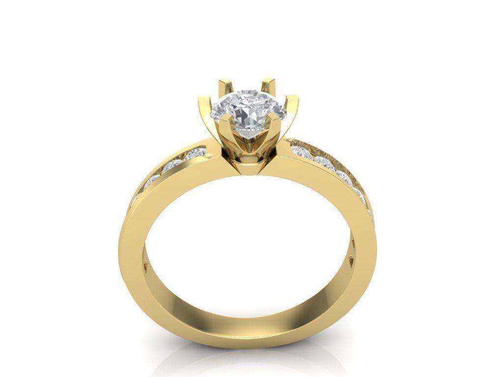 Engagement rings Free 3D print model_1