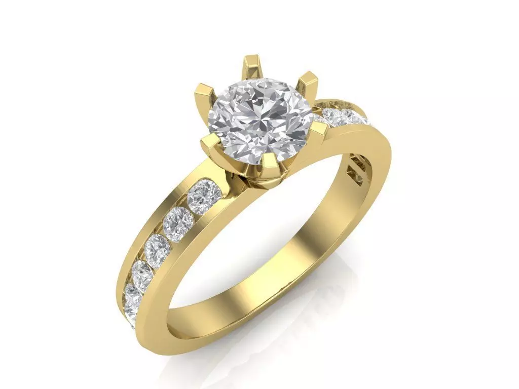 Engagement rings Free 3D print model_0
