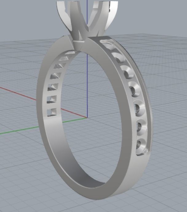 Engagement rings Free 3D print model_7