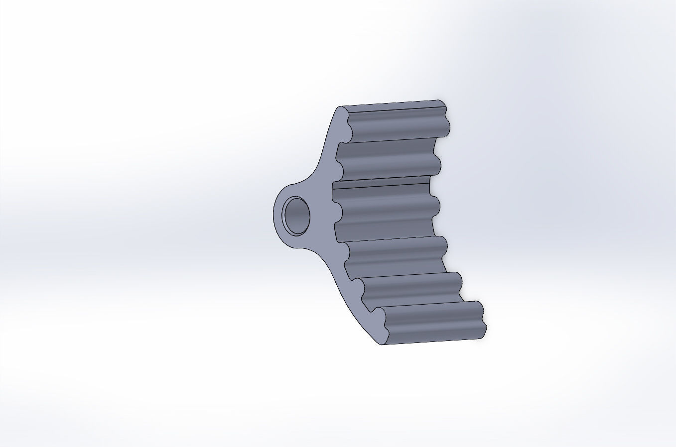 Crankshaft retainer for VAG timing change belt fixator TD 3D print model_4