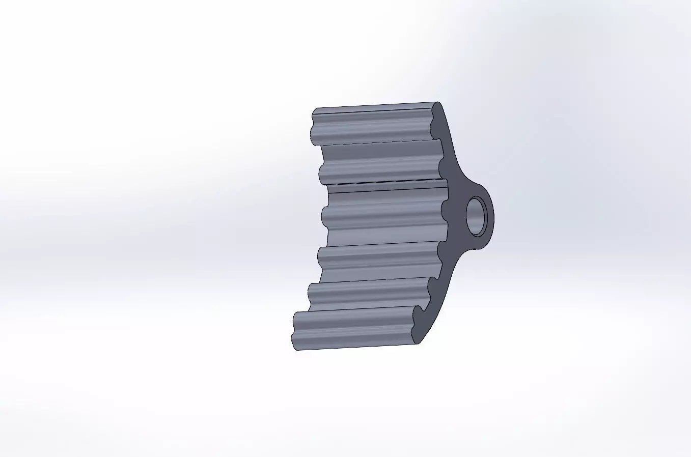 Crankshaft retainer for VAG timing change belt fixator TD 3D print model_0