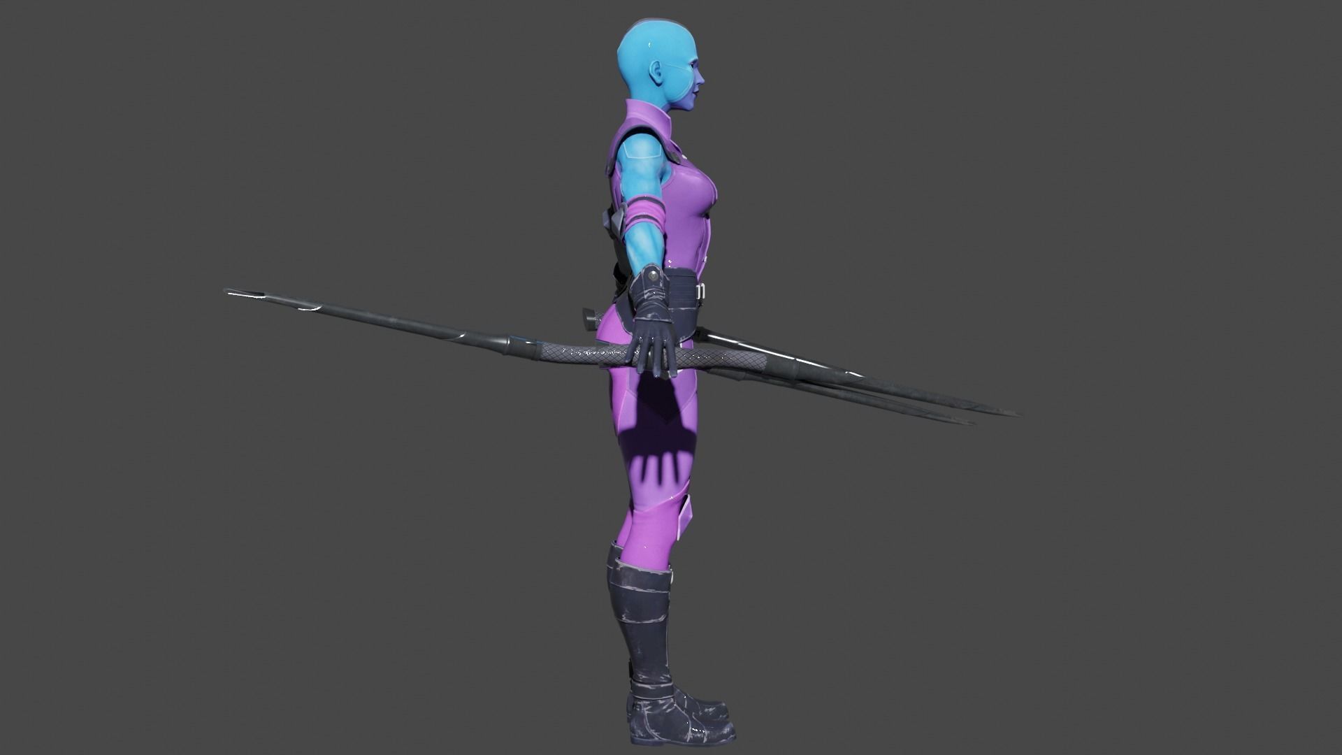 Nebula Low-poly 3D model_2