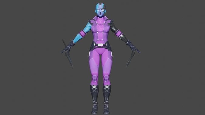 Nebula Low-poly 3D model