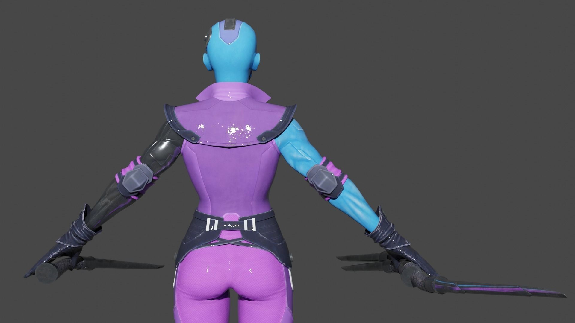 Nebula Low-poly 3D model_4