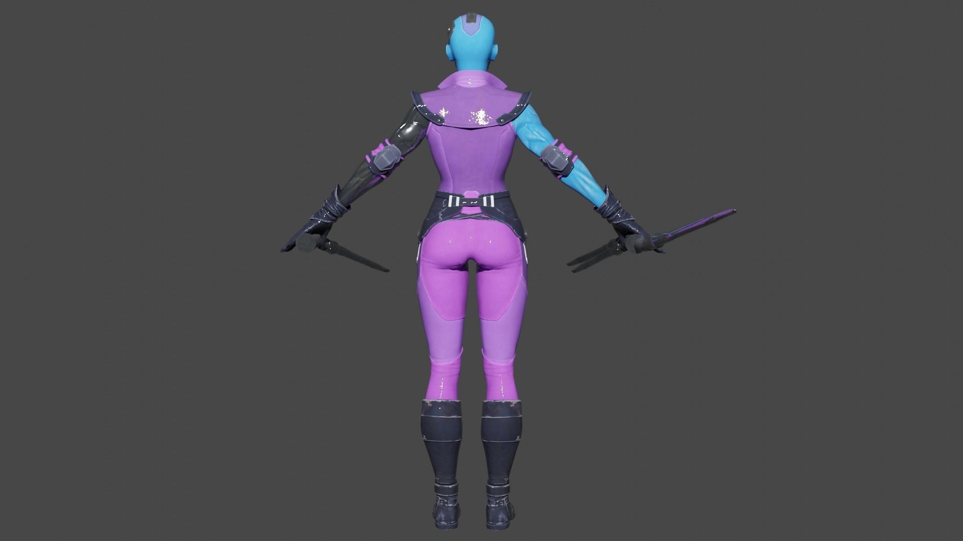 Nebula Low-poly 3D model_5