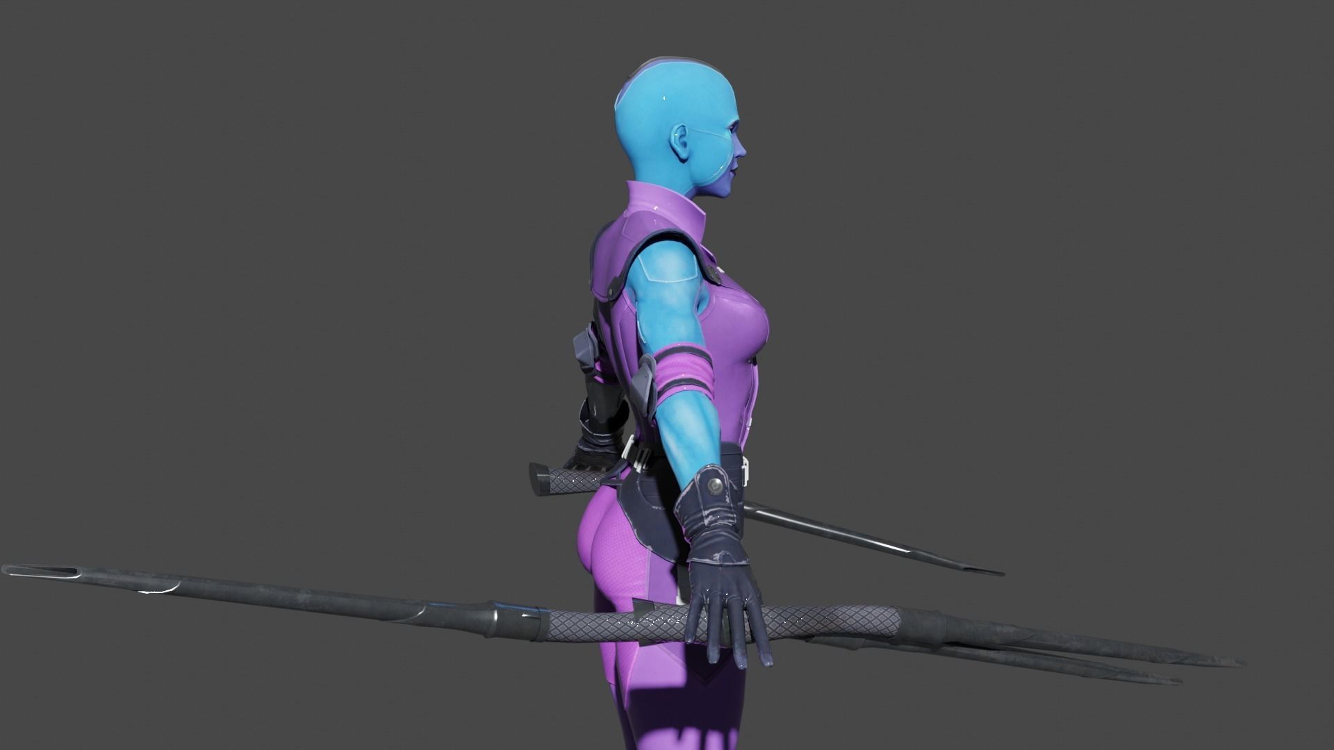 Nebula Low-poly 3D model_3