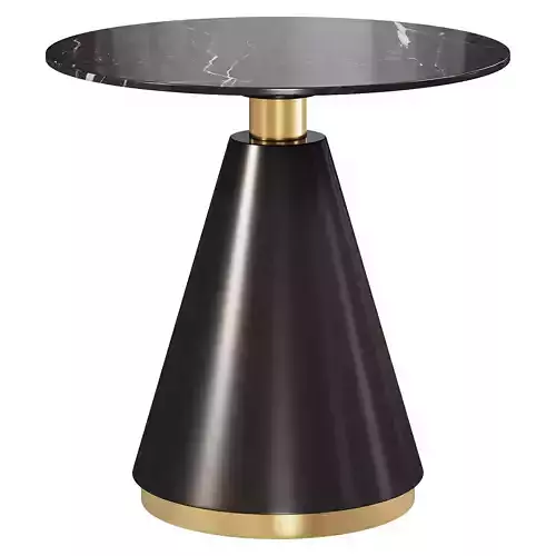 Colmore Esstisch Marmorlook Gold Table
