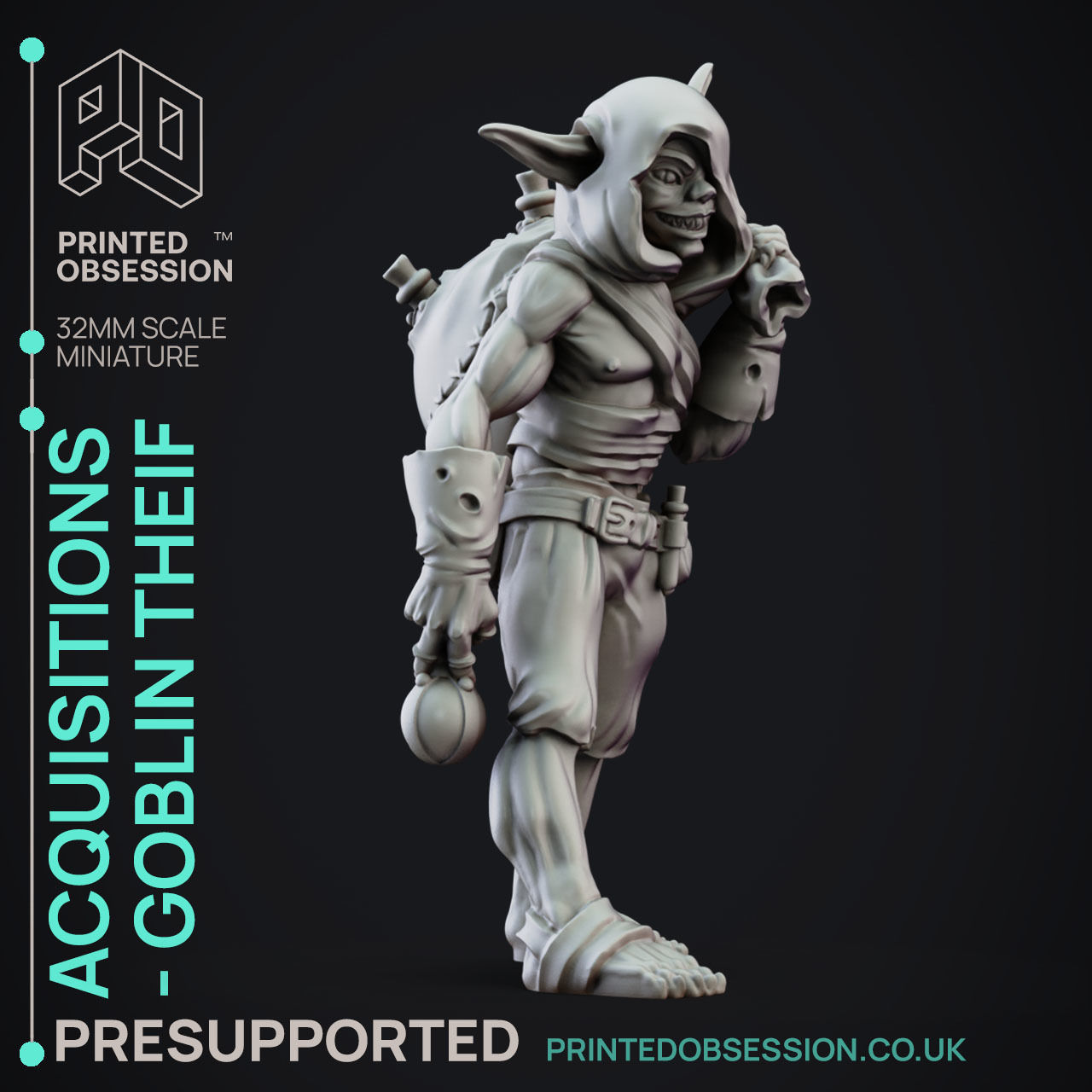 Potion Thief - 3D Printable TTRPG - PRESUPPORTED - 32mm Scale 3D print model_2