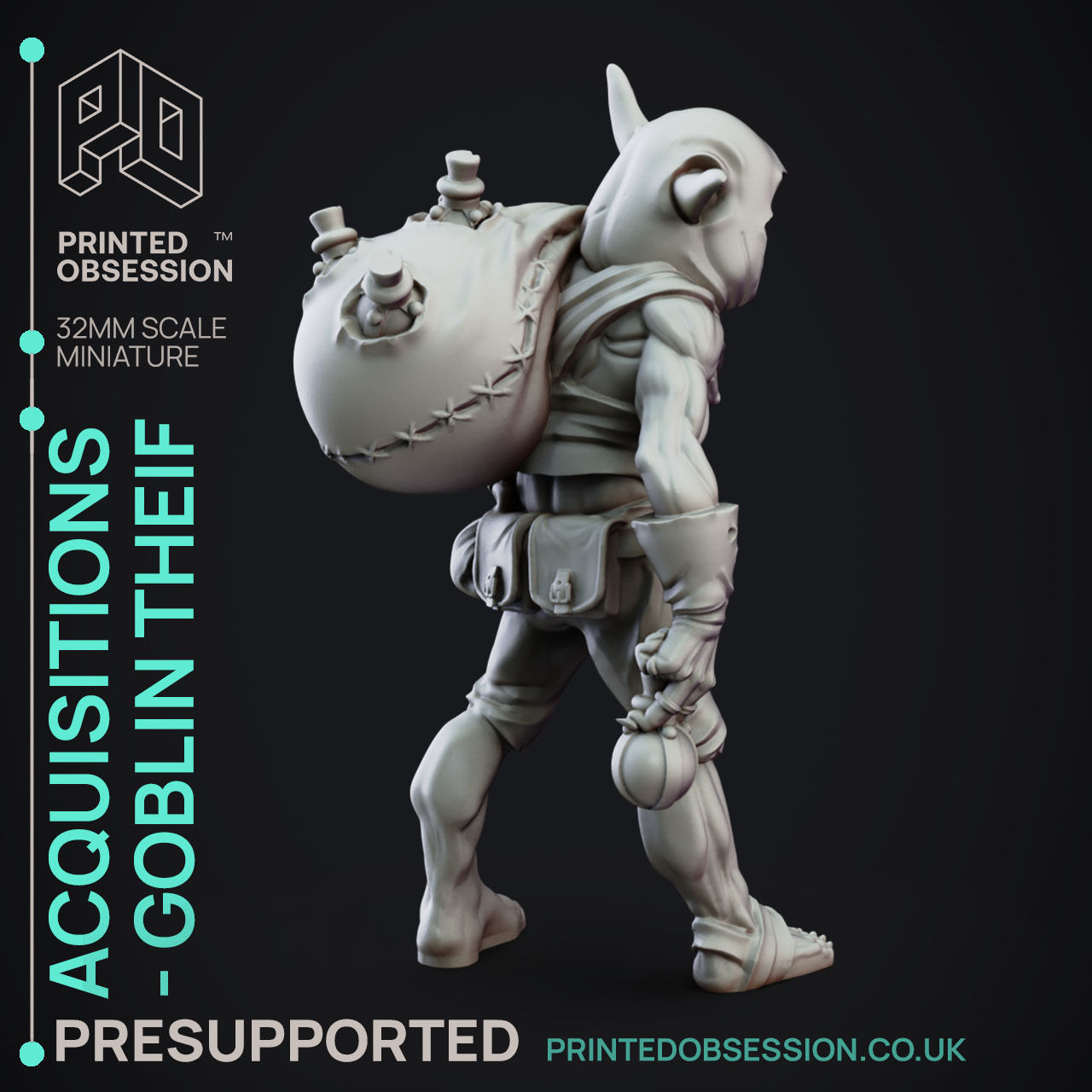 Potion Thief - 3D Printable TTRPG - PRESUPPORTED - 32mm Scale 3D print model_5