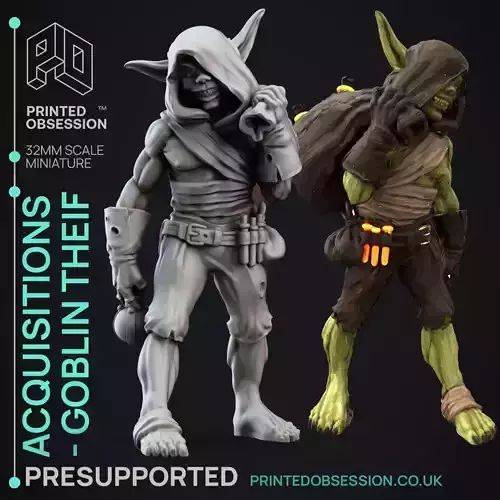 Potion Thief - 3D Printable TTRPG - PRESUPPORTED - 32mm Scale