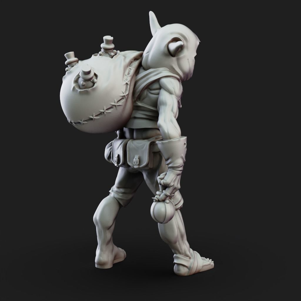 Potion Thief - 3D Printable TTRPG - PRESUPPORTED - 32mm Scale 3D print model_9