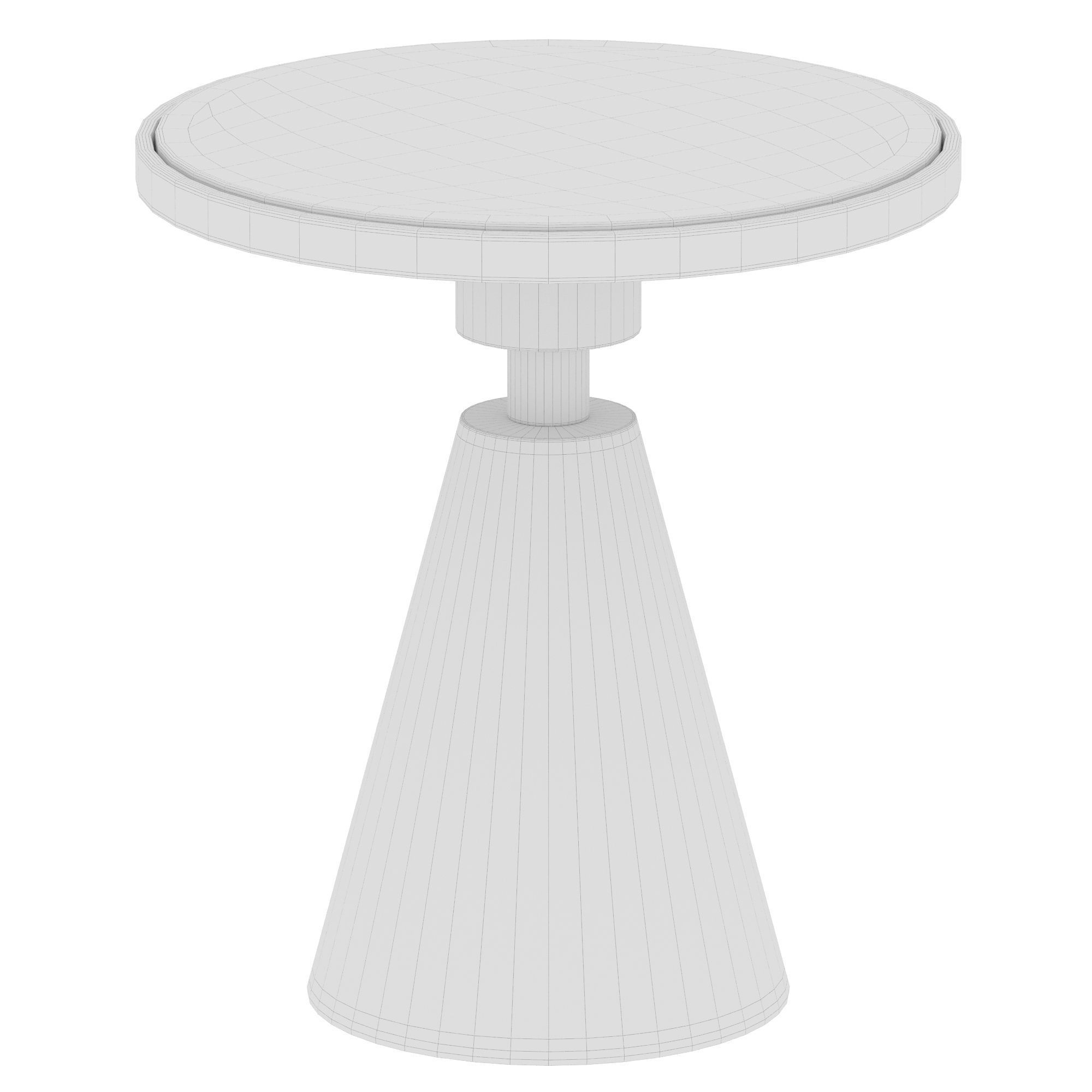 DUBAI ROSE GOLD END TABLE 3D model_1