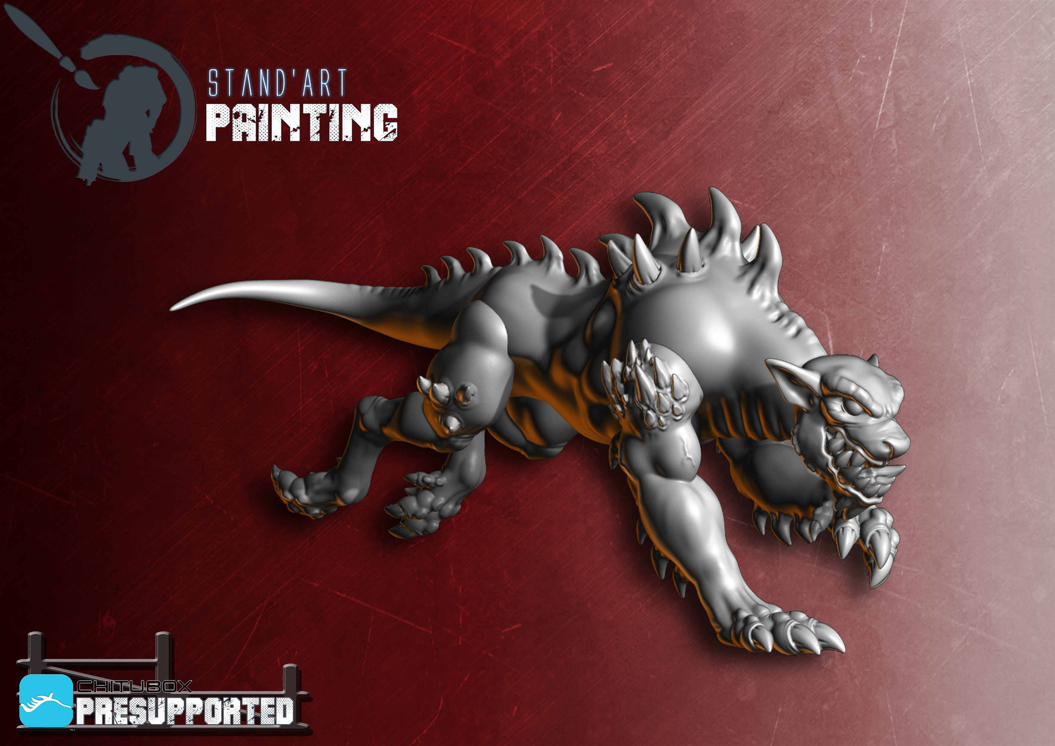 Hellhounds 2 3D model_4