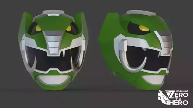 Power Ranger Wild Force Mammoth Helmet 3D print model