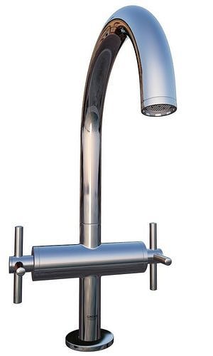 Grohe Product-faucet-Atrio Single-hole basin mixer Low-poly 3D model