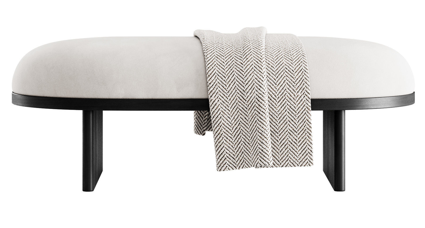 Anza Bench 120 and pouf 3D model_13