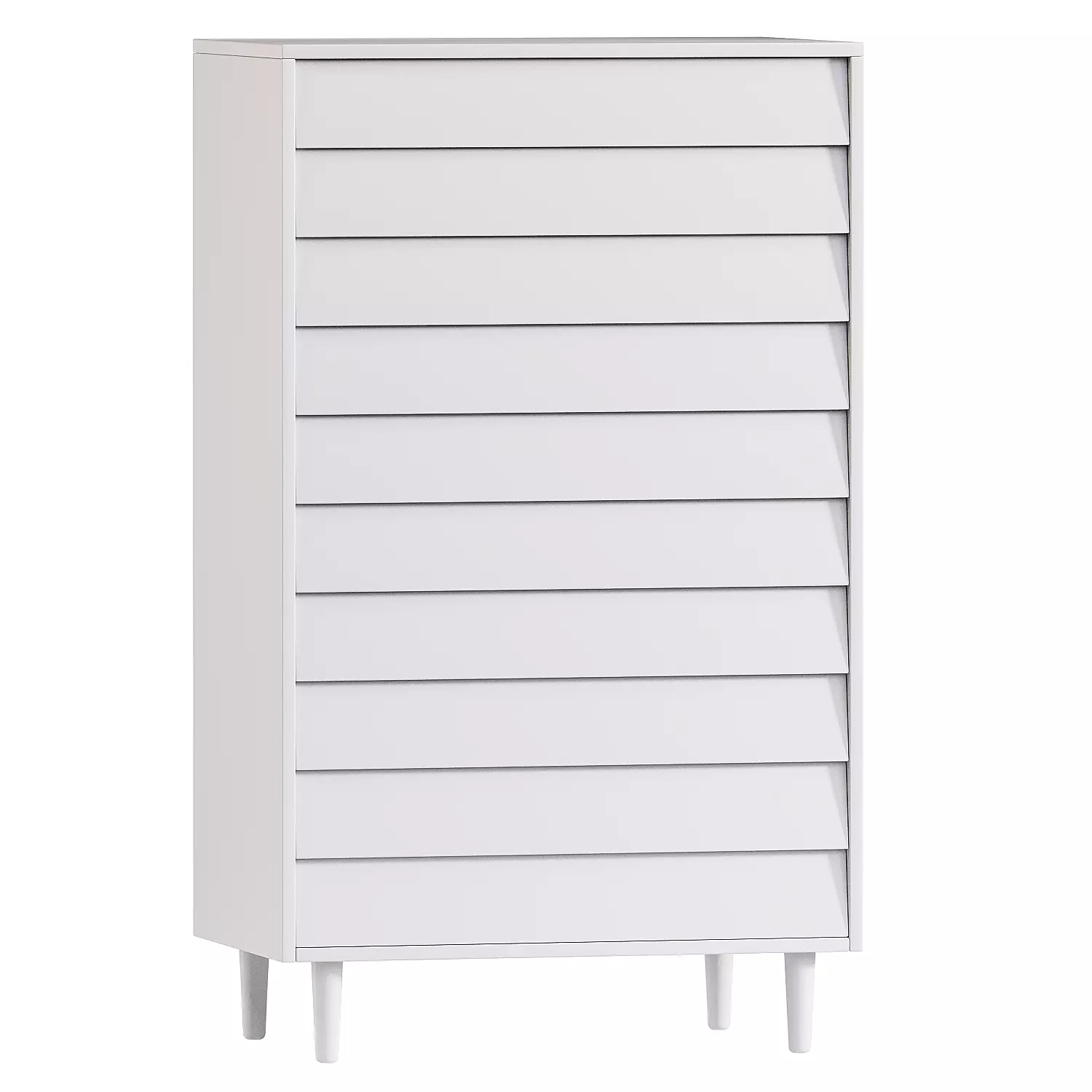 West Elm Pippa 5 Drawer Dresser 3D model_0