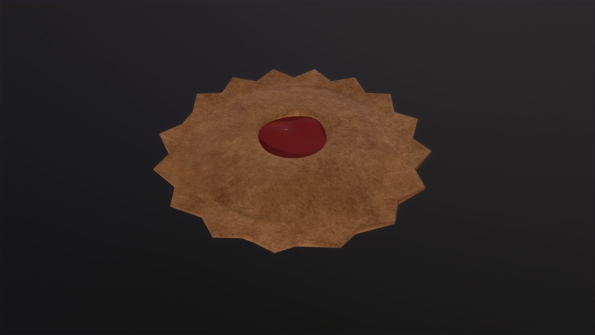 Cherry Pie 3D Model Low-poly 3D model_2