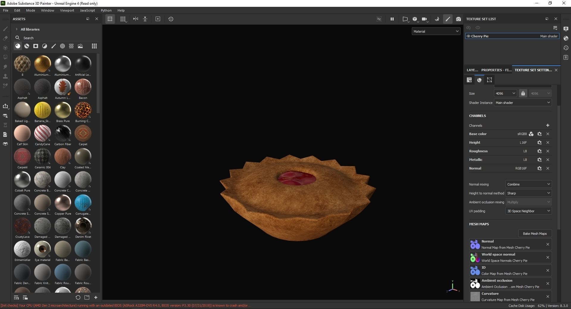 Cherry Pie 3D Model Low-poly 3D model_7