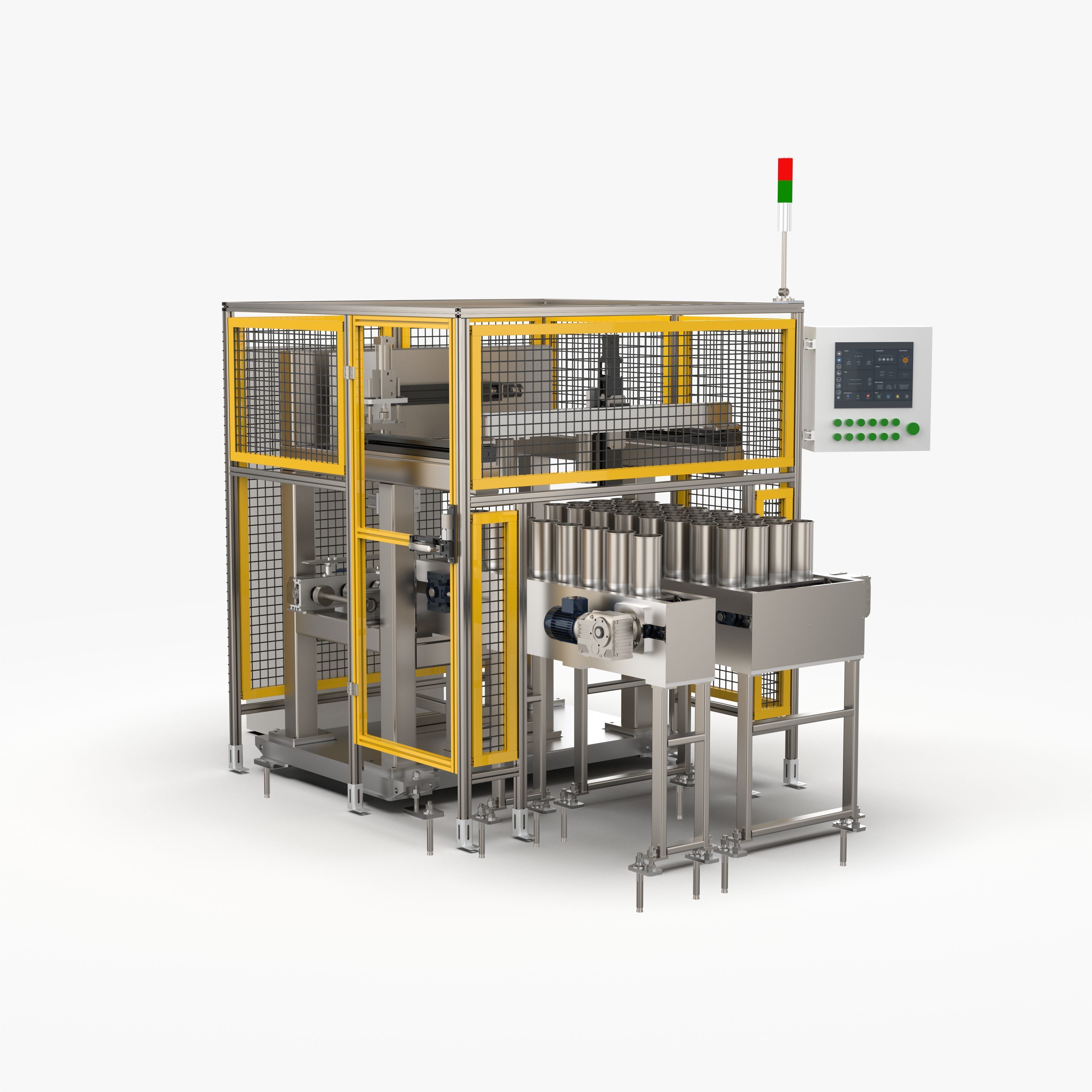 Cylinder Liner Pressing Machine 3D model_8
