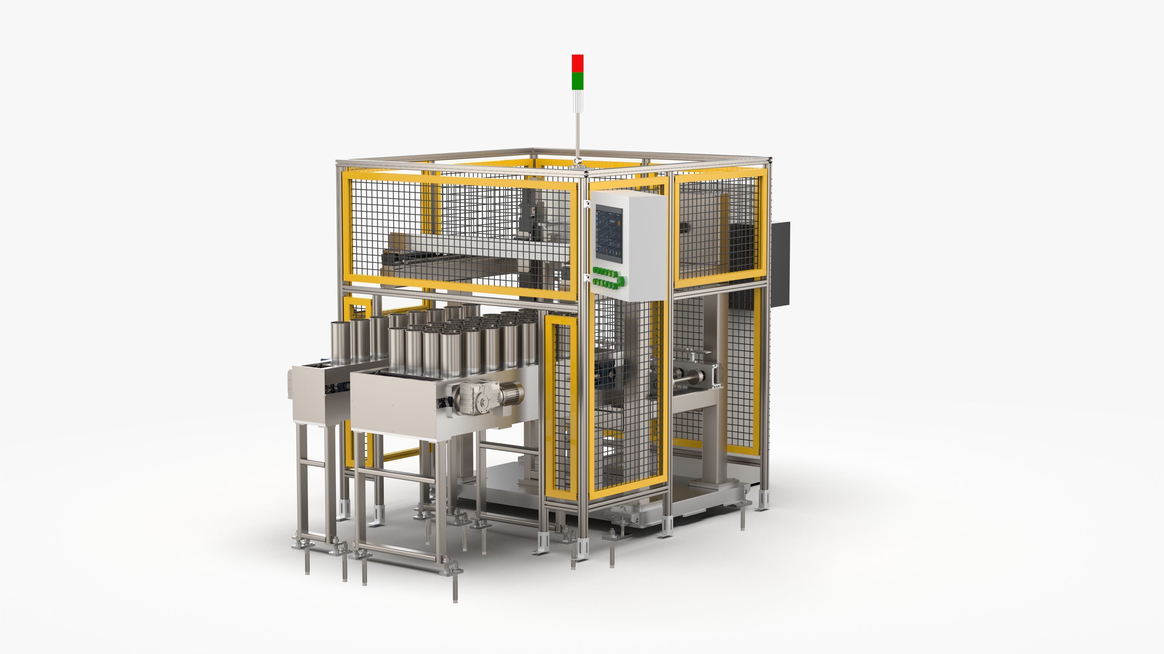 Cylinder Liner Pressing Machine 3D model_1