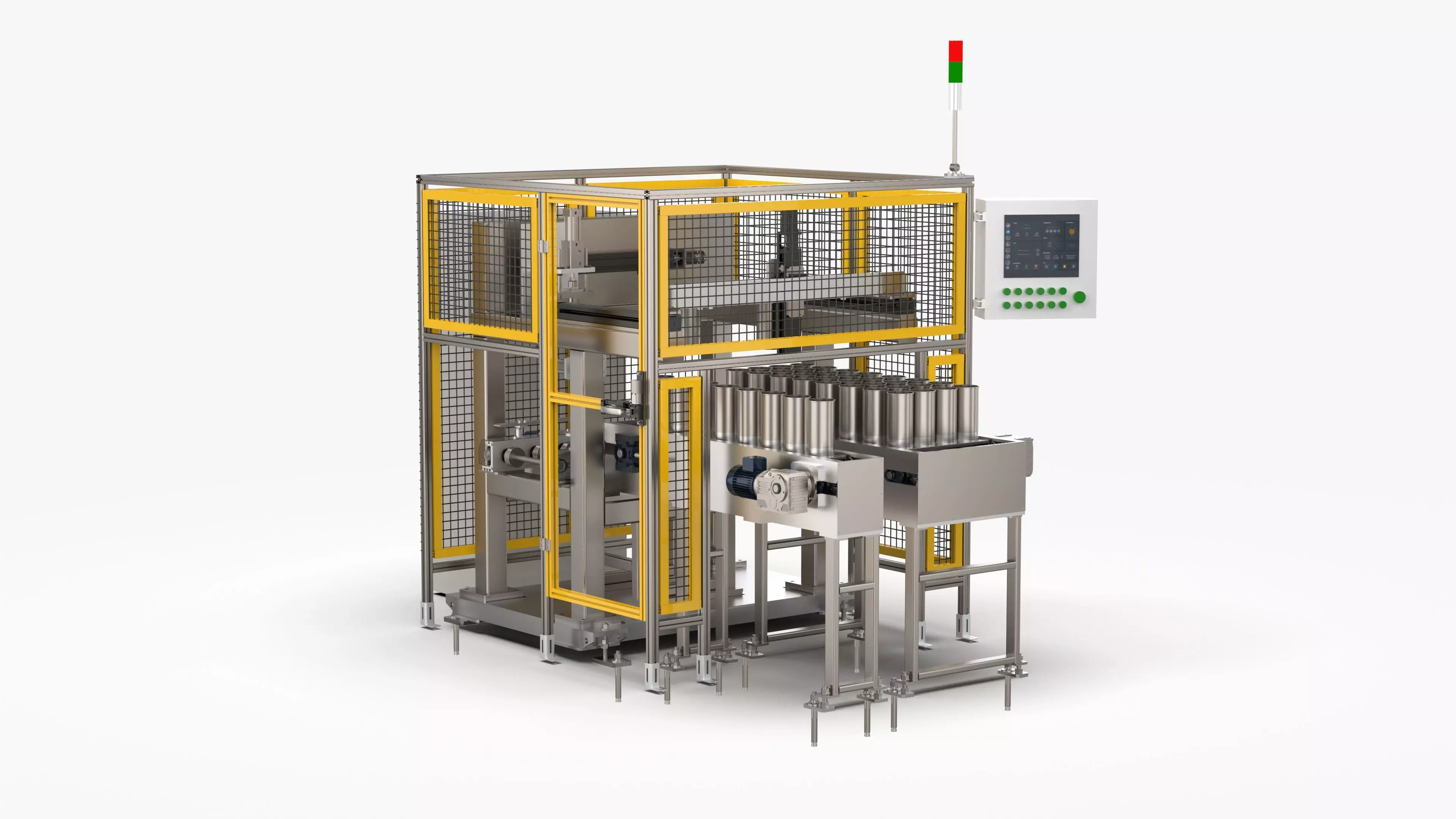 Cylinder Liner Pressing Machine 3D model_0