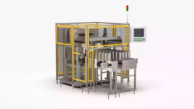 Cylinder Liner Pressing Machine 3D model