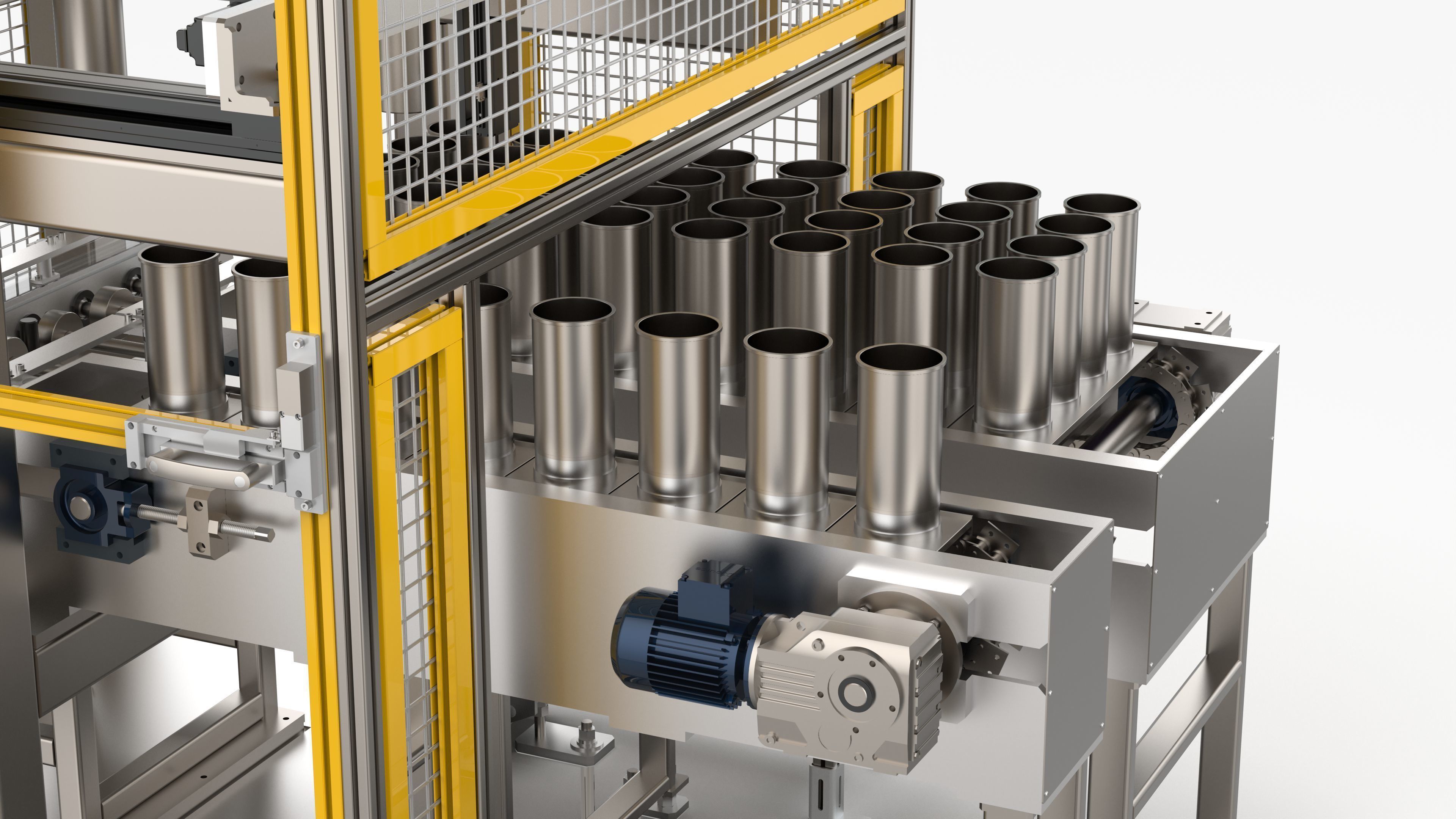 Cylinder Liner Pressing Machine 3D model_10